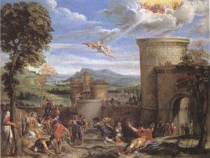 Annibale Carracci The Stoning of ST.Stephen (mk05) Sweden oil painting art